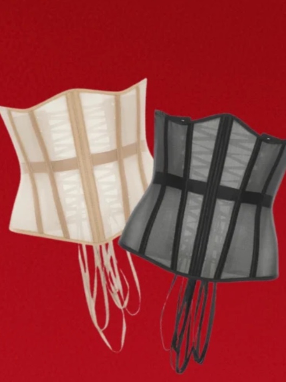Perfect Corset Set — Nude and Black Waist Shapers